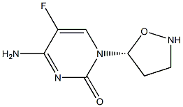 2(1H)-Pyrimidinone,4-amino-5-fluoro-1-(5R)-5-isoxazolidinyl-(9CI) Struktur