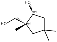 Cyclopentanemethanol, 2-hydroxy-1,4,4-trimethyl-, (1R,2R)-rel- (9CI) Struktur