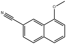 2-Naphthalenecarbonitrile,8-methoxy-(9CI) Struktur