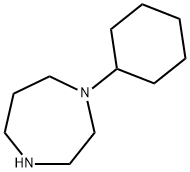 1-cyclohexyl-1,4-diazepane(SALTDATA: 2tosilate) Struktur