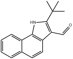 1H-Benz[g]indole-3-carboxaldehyde,2-(1,1-dimethylethyl)-(9CI) Struktur