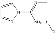 N''1-METHYL-1H-PYRAZOLE-1-CARBOXAMIDINE HYDROCHLORIDE Struktur