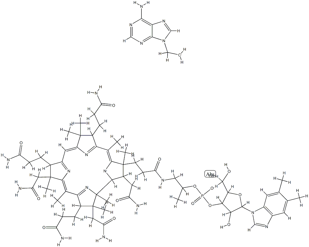 adeninylethylcobalamin Struktur