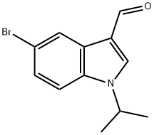 1H-Indole-3-carboxaldehyde,5-bromo-1-(1-methylethyl)-(9CI) Struktur