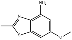 4-Benzothiazolamine,6-methoxy-2-methyl-(9CI) Struktur