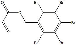 聚丙烯酸五溴芐酯 結構式