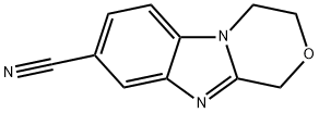 1H-[1,4]Oxazino[4,3-a]benzimidazole-8-carbonitrile,3,4-dihydro-(7CI,9CI) Struktur