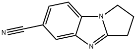 1H-Pyrrolo[1,2-a]benzimidazole-6-carbonitrile,2,3-dihydro-(7CI,9CI) Struktur