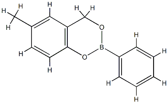 4H-1,3,2-Benzodioxaborin,6-methyl-2-phenyl-(9CI) Struktur