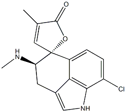 8-chlororugulovasine B Struktur