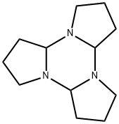 Tripyrrolo[1,2-a:1',2'-c:1'',2''-e][1,3,5]triazine, dodecahydro- Struktur