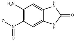 2H-Benzimidazol-2-one,5-amino-1,3-dihydro-6-nitro-(9CI) Struktur