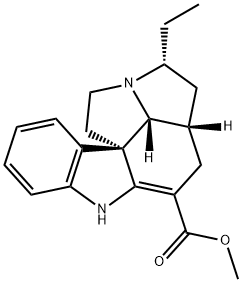 (5β,12S,19β)-2,3-Didehydro-7α-ethyl-8,20,21-trinoraspidospermidine-3-carboxylic acid methyl ester Struktur