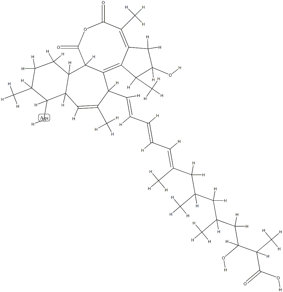 aurantinin A Struktur