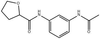 2-Furancarboxamide,N-[3-(acetylamino)phenyl]tetrahydro-(9CI) Struktur