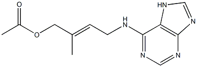 trans-ZEATIN-O-ACETYL (AcZ) Struktur