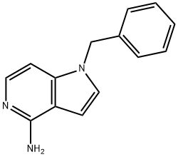 1-benzyl-4-amine-1H-pyrrolo[3,2-c]pyridine Struktur