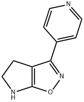 4H-Pyrrolo[3,2-d]isoxazole,5,6-dihydro-3-(4-pyridinyl)-(9CI) Struktur