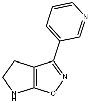 4H-Pyrrolo[3,2-d]isoxazole,5,6-dihydro-3-(3-pyridinyl)-(9CI) Struktur