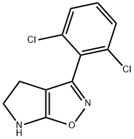 4H-Pyrrolo[3,2-d]isoxazole,3-(2,6-dichlorophenyl)-5,6-dihydro-(9CI) Struktur