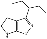 4H-Pyrrolo[3,2-d]isoxazole,3-(1-ethylpropyl)-5,6-dihydro-(9CI) Struktur