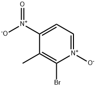 2-BroMo-3-Methyl-4-nitropyridine 1-oxide Struktur