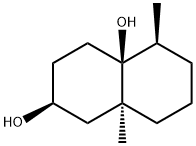 (2S)-Decahydro-5β,8aα-dimethyl-2β,4aβ-naphthalenediol Struktur