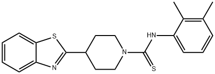 1-Piperidinecarbothioamide,4-(2-benzothiazolyl)-N-(2,3-dimethylphenyl)-(9CI) Struktur