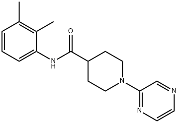 4-Piperidinecarboxamide,N-(2,3-dimethylphenyl)-1-pyrazinyl-(9CI) Struktur