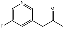 2-Propanone,1-(5-fluoro-3-pyridinyl)-(9CI) Struktur