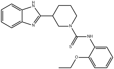 1-Piperidinecarbothioamide,3-(1H-benzimidazol-2-yl)-N-(2-ethoxyphenyl)-(9CI) Struktur