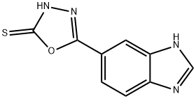 1,3,4-Oxadiazole-2(3H)-thione,5-(1H-benzimidazol-5-yl)-(9CI) Struktur