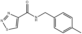 1,2,3-Thiadiazole-4-carboxamide,N-[(4-methylphenyl)methyl]-(9CI) Struktur