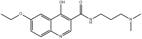 3-Quinolinecarboxamide,N-[3-(dimethylamino)propyl]-6-ethoxy-4-hydroxy-(9CI) Struktur