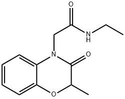 4H-1,4-Benzoxazine-4-acetamide,N-ethyl-2,3-dihydro-2-methyl-3-oxo-(9CI) Struktur