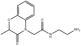 4H-1,4-Benzoxazine-4-acetamide,N-(2-aminoethyl)-2,3-dihydro-2-methyl-3-oxo-(9CI) Struktur