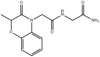 4H-1,4-Benzoxazine-4-acetamide,N-(2-amino-2-oxoethyl)-2,3-dihydro-2-methyl-3-oxo-(9CI) Struktur