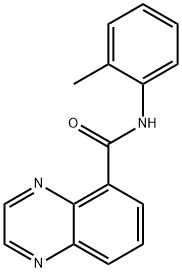 5-Quinoxalinecarboxamide,N-(2-methylphenyl)-(9CI) Struktur