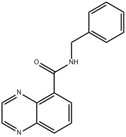 5-Quinoxalinecarboxamide,N-(phenylmethyl)-(9CI) Struktur