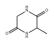 2,5-Piperazinedione,3-methyl-(9CI) Struktur