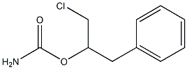 α-(Chloromethyl)phenethyl=carbamate Struktur