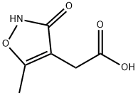 4-Isoxazoleaceticacid,2,3-dihydro-5-methyl-3-oxo-(9CI) Struktur