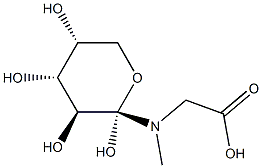 Fructosyl Glycine α/β Mixture (Mixture of DiastereoMers) Struktur