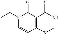 3-Pyridinecarboxylicacid,1-ethyl-1,2-dihydro-4-methoxy-2-oxo-(9CI) Struktur