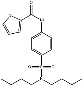 2-Thiophenecarboxamide,N-[4-[(dibutylamino)sulfonyl]phenyl]-(9CI) Struktur