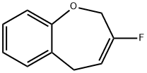 1-Benzoxepin,3-fluoro-2,5-dihydro-(9CI) Struktur