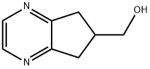 5H-Cyclopentapyrazine-6-methanol,6,7-dihydro-(9CI) Struktur