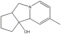 1H-Cyclopent[a]indolizin-9b(9aH)-ol,2,3,3a,4-tetrahydro-8-methyl-,radicalion(1+),(3aR,9aS,9bR)-rel-(9CI) Struktur