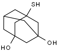 Tricyclo[3.3.1.13,7]decane-1,3-diol, 5-mercapto- (9CI) Struktur