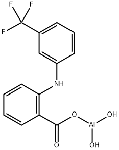 Aluminum,  dihydroxy[2-[[3-(trifluoromethyl)phenyl]amino]benzoato-O]-  (9CI) Struktur